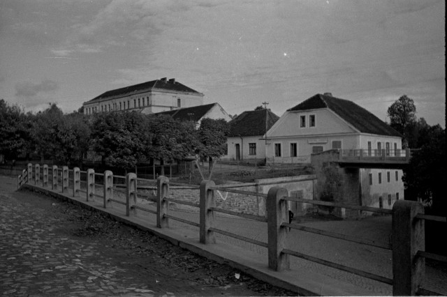 Chýnovské domy 1946   Chýnov,skupina
