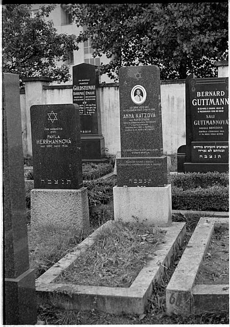 Tábor, Nový židovský hřbitov, Pavla Hermannová 1850-1926  znovu 4998 Tábor,hroby,židovský hřbitov