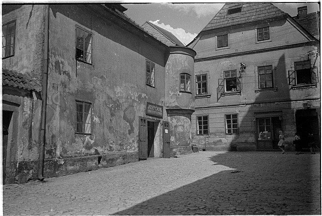 Staré město, počátek okupace   Tábor,okupace,německé nápisy