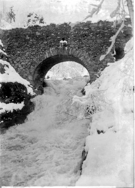 most pod Kotnovem   Tábor,most,zima