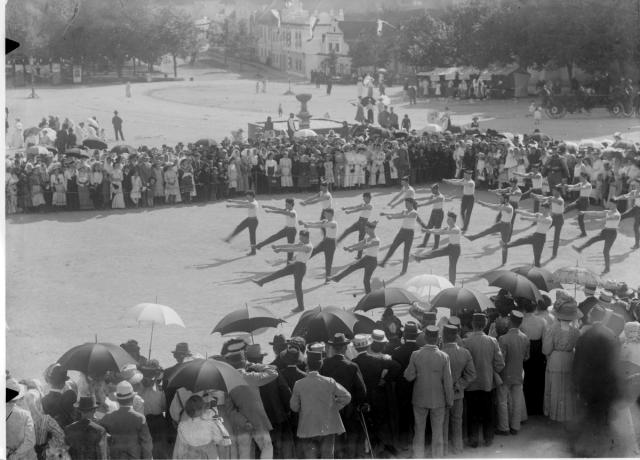  sport v Bechyni 1910   sport,Bechyně,sokol