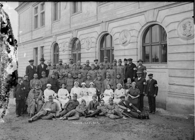 Lazaret 15.10 1914   nemocnice,první světová válka