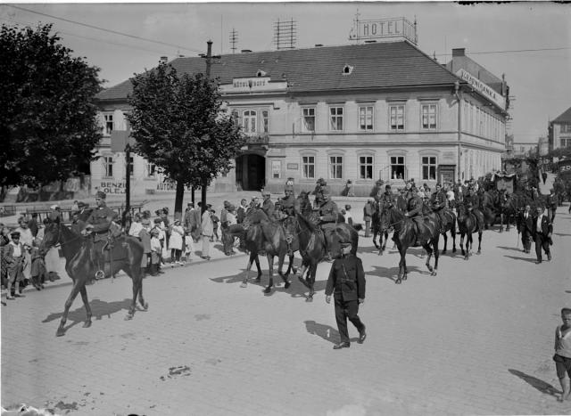 1.Komenského slavnost 5.8. 1923   Tábor,slavnost,Komenský,Křižíkovo náměstí