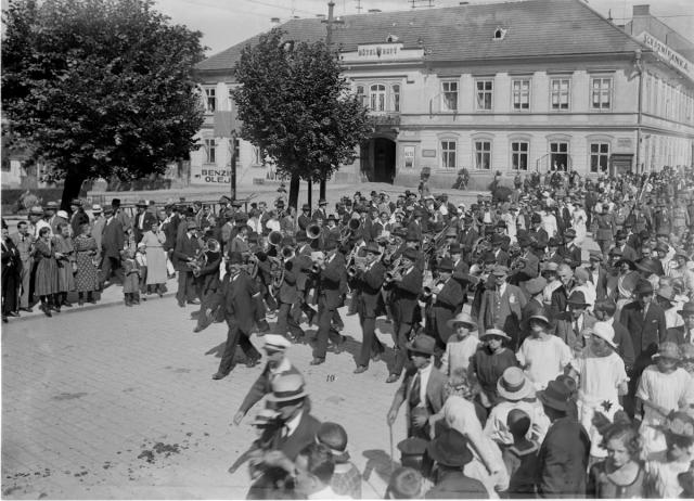Komenského slavnost 5.8.1923   Tábor,slavnost,Komenský
