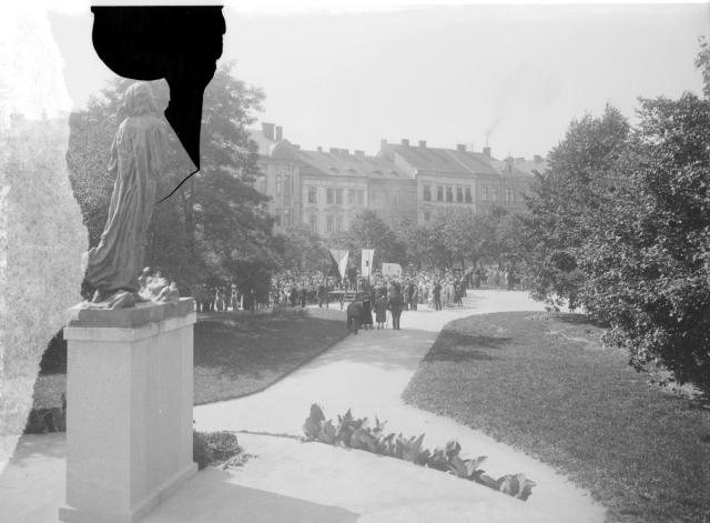 Slavnost církve československé 6.7.1928   Tábor,slavnost,československá církev,Husovo náměstí,Hus