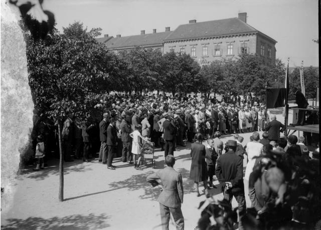 Slavnost církve československé 6.7.1928   Tábor,slavnost,Husovo náměstí