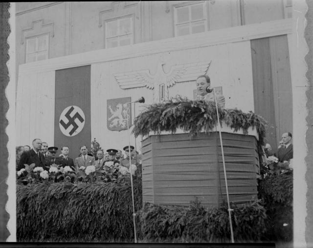 Okupace, mistr zemědělství (19.1.1942-5.5.1945) Adolf Hrubý (1893-1951).   Tábor,okupace,válka,nacismus