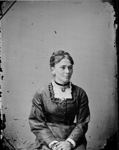 Portrét neznámé ženy na kolodiovém negativu   portrét,žena