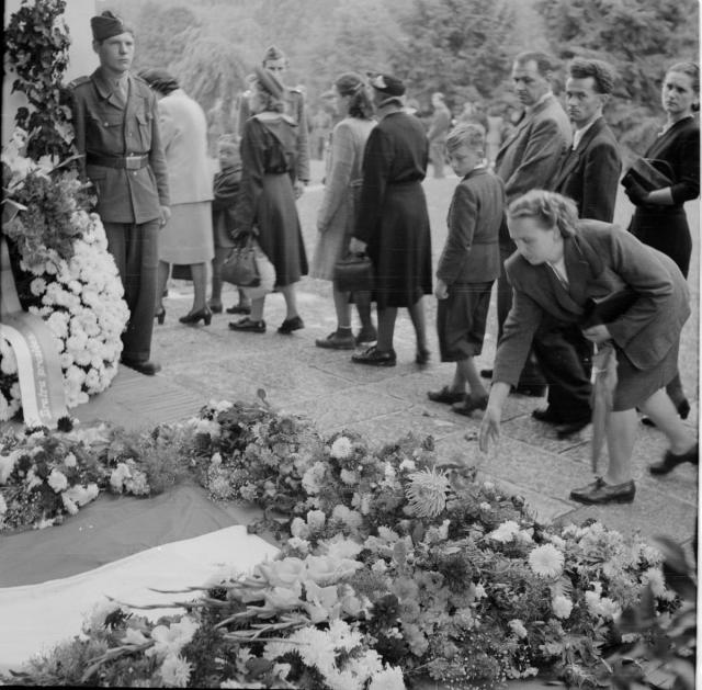 pohřeb Edvarda Beneše   Edvard Beneš,president,pohřeb,Sezimovo Ústí