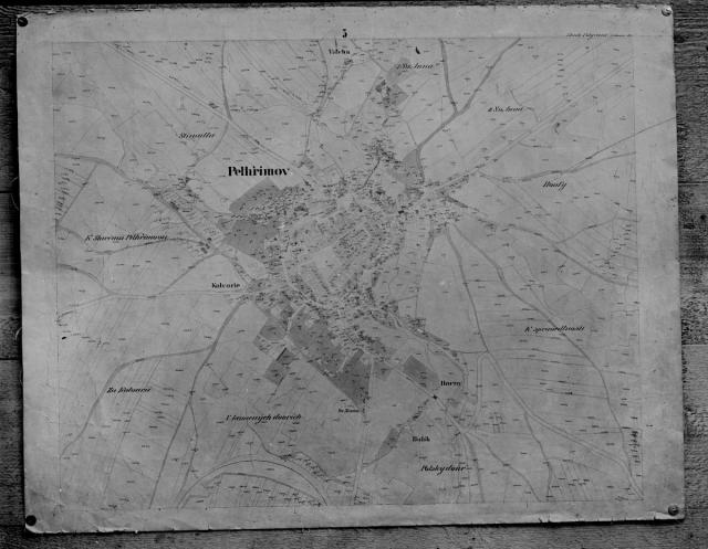 mapa Pelhřimova   mapa, Pelhřimov