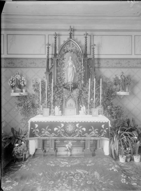 oltář v kapli táborské nemocnice   interier,kostel,Tábor,nemocnice