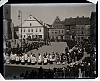 táborské náměstí - průvod kněží - pohřeb