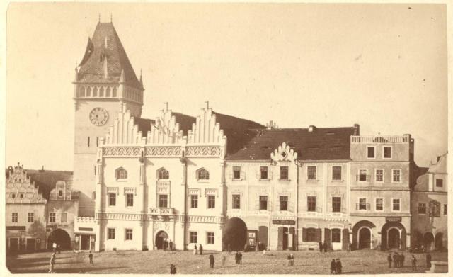 Radnice 1880   Tábor,náměstí