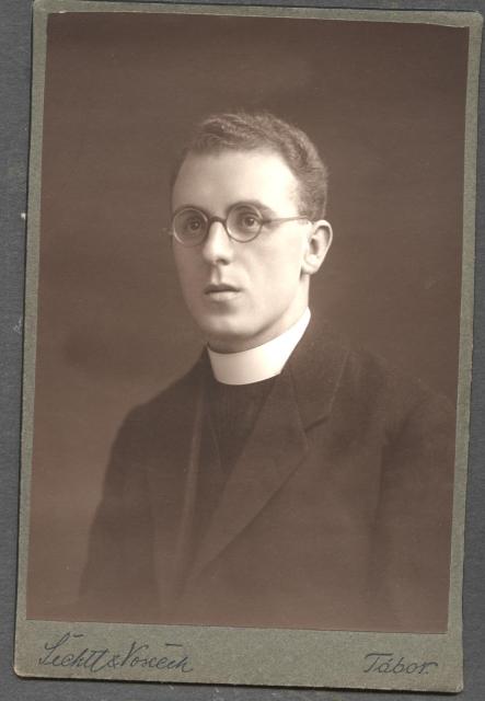 kaplan Šebesta Václav Žitný  portrét, Šebesta