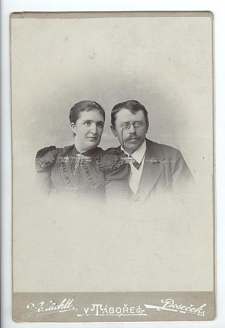 František a Marie Pěnkovi   portrét,Pěnka
