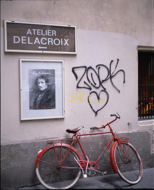 Paříž, před delacorixovým ateliérem  č. 57 Devant l'atelier de Delacroix Paříž,Delacroix