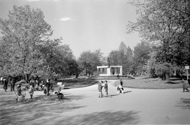 Husův park po roce 1935   Tábor,Husův park