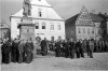 Tábor, 20.9.1934 loučení s 48/II plukem, starosta Václav soumar se loučí s plukovníkem Tlamichou