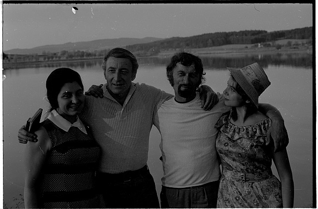 Jihočeské tažení 1971  Zdeněka Burgetová, Vladimír Tesař, František, Marie Šechtlová Jižní Čechy,
