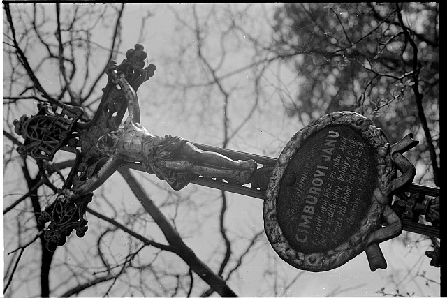 Jihočeské tažení 1971,hrob Cimbury   Jižní Čechy,