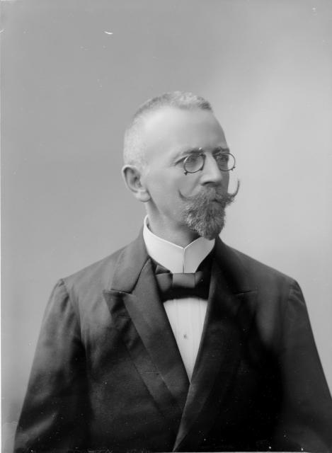 Profesor Erben   portrét, muž, profesor Erben