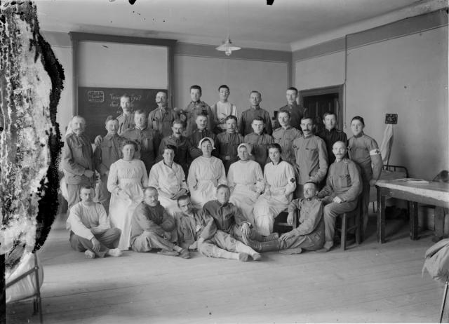 Lazaret   nemocnice,první světová válka