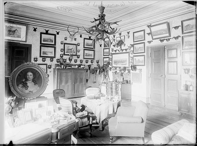   Na víku: Princ Rohan r. 1902 na Choustníku interier,zánek,Choustník,Rohan