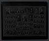 Abiturienti C.K. reálky - 1915 - 11 učitelů + 27 studentů, rámeček