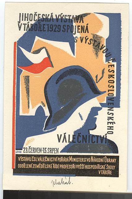 Pohlednice z výstavy 1929, Plakát  Zapůjčil k digitalizaci Z. Flídr pohlednice,celek