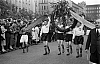 Fotbal z Říma, sportovní akce na Václavském náměstí (in Czech), keywords: Prague, fotbal, Řím, Václavské náměstí