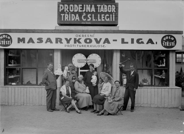 Jihočeská výstava, Masarykova liga proti tuberkulose,  (in Czech), keywords: Tábor, Jihočeská výstava, Masarykova liga proti tuberkulose, 