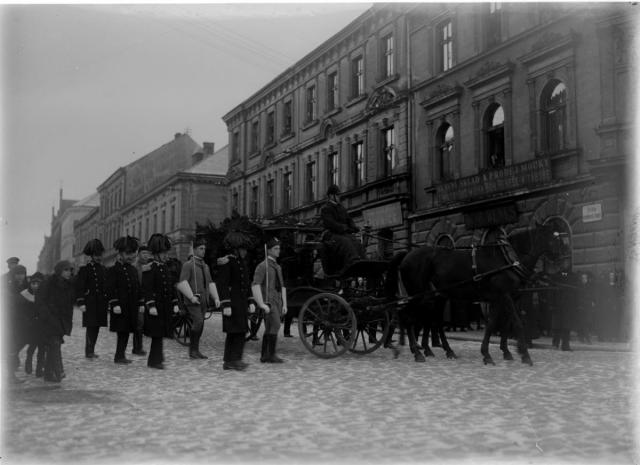 Pohřeb Dr. Tlamky 1922 (in Czech), keywords: funeral, Tlamka, event  funeral, Tlamka, event