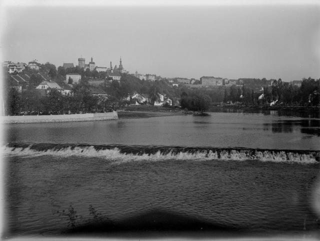Tábor celkový pohled (in Czech), keywords: Tábor, whole, Lužnice, river  Tábor, whole, Lužnice, river