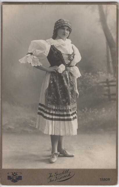 Paní Marie Vodňanská (in Czech), keywords: figure, lady, Vodňanský  figure, lady, Vodňanský