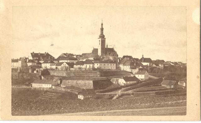 Tábor od severu kolem r. 1880 (in Czech), keywords: Tábor, whole  Tábor, whole