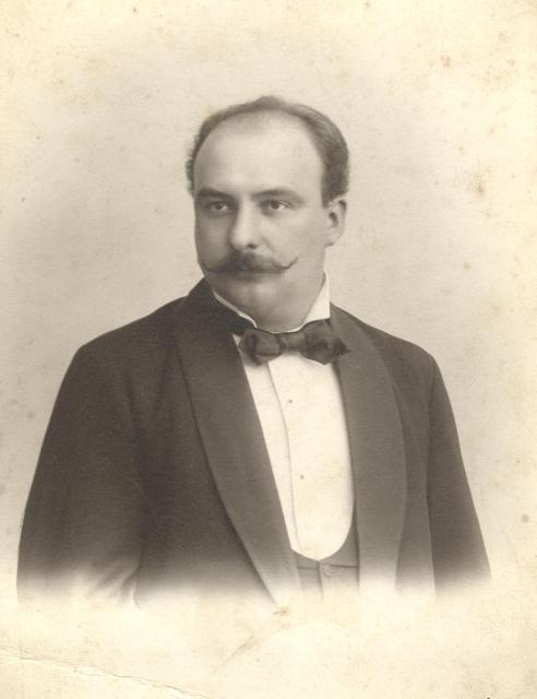 Oskar Nedbal (in Czech), keywords: Oskar Nedbal, figure, music (Czech) na rubu 1899 Oskar Nedbal, figure, music