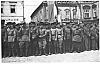Prezident  E. Beneš v Táboře 1945, sovětští vojáci na náměstí (in Czech), keywords: sovětská armáda, Tábor, liberation, uniform, Beneš, square