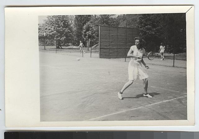 Marie Šechtlová na tenise (in Czech), keywords: Marie Šechtlová, tennis  Marie Šechtlová, tennis