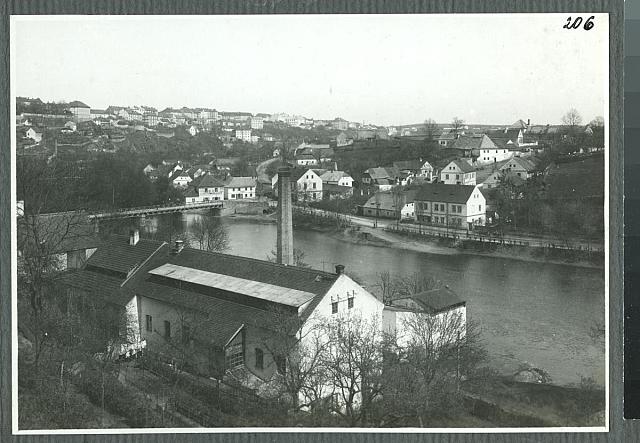 206. - Fišlovka,most (in Czech), keywords: Tábor, Lužnice, river  Tábor, Lužnice, river