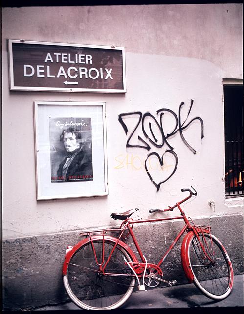 Paříž, atelier Delacroux (in Czech), keywords: Paříž  Paříž