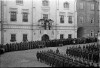 Panachyda s vojskem na náměstí, T. G. Masaryk?