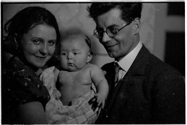 Eva Karlovská s rodiči   Eva Karlovská,Karlovský,Lída Šechtlová