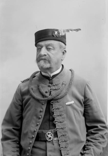 Pan Jan Setunský 1843 - 1925   postava, Pan Setunský,sokol