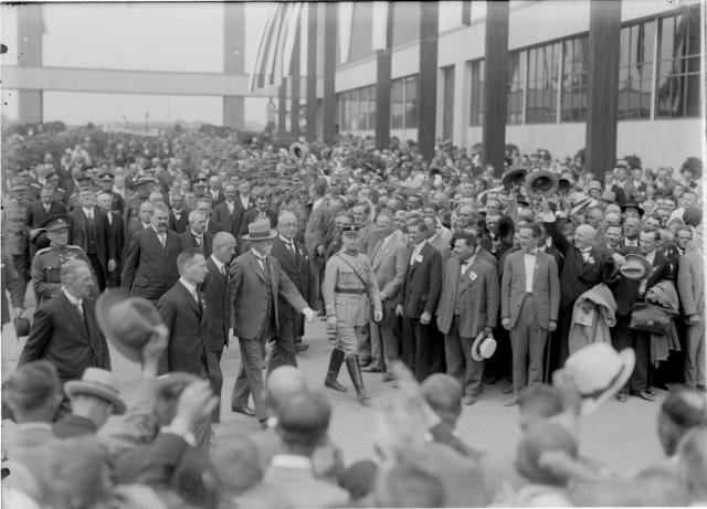 Prezident T.G.Masaryk na Jihočeské výstavě v Táboře  viz 2688 Tábor,T.G.Masaryk,výstava,slavnost,reportáž