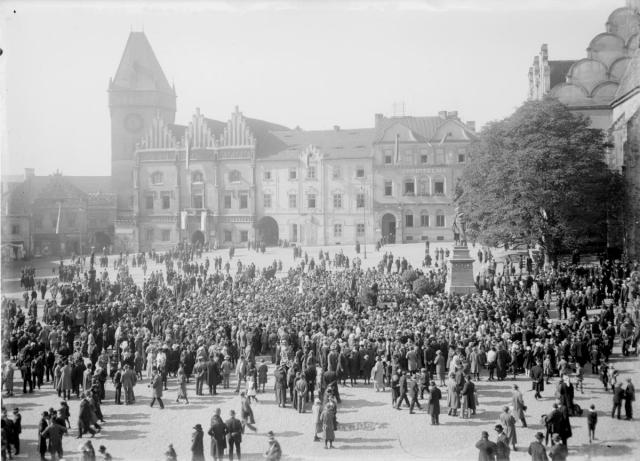 Náměstí 17.10.1924   Tábor,náměstí