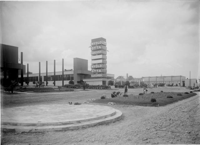 Stavba výstaviště 1929 Mýdlo Otta Rakovník  Tábor,stavba,výstava