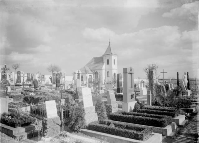 Čekanice, hřbitov 21.4.1929   hřbitov,Čekanice