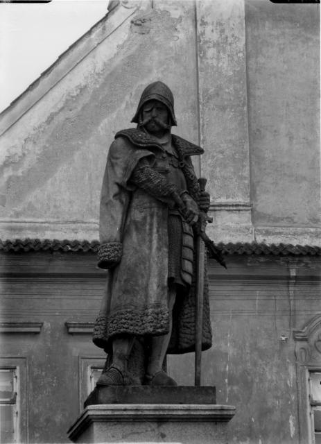 Jan Žižka z Trocnova  Fotografie pravděpodobně k příležitosti odhalení pomníku Jan Žižka z Trocnova,Tábor