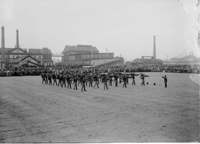 Cvičení v Ostravě 1902   Sokol,Ostrava