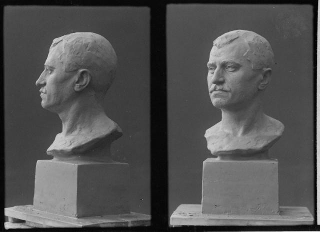 Model busty Josefa Šechtla od J. V. Duška   J.V.Dušek, Šechtl,socha